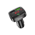 Автомобильное з/у Hoco E59 2USB+FM+TF Card QC3.0 18W EAC Чёрный