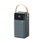 Power Bank 60000mAh Remax RPP-565 LED 2USB+2Cables (Type-C+Lightning) 22,5W CN Серый