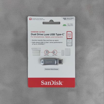 SanDisk Ultra Dual Drive Luxe 512 GB Серебряный