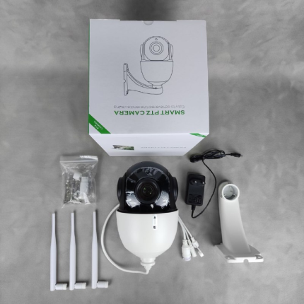 POE Smart PTZ Camera 8MP 4G Белый